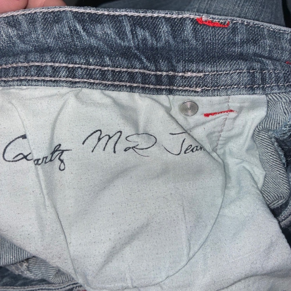 Chico's Platinum Quartz MR Blue Jeans Straight Leg Women Size 1 Reg (US 8) - Picture 4 of 9